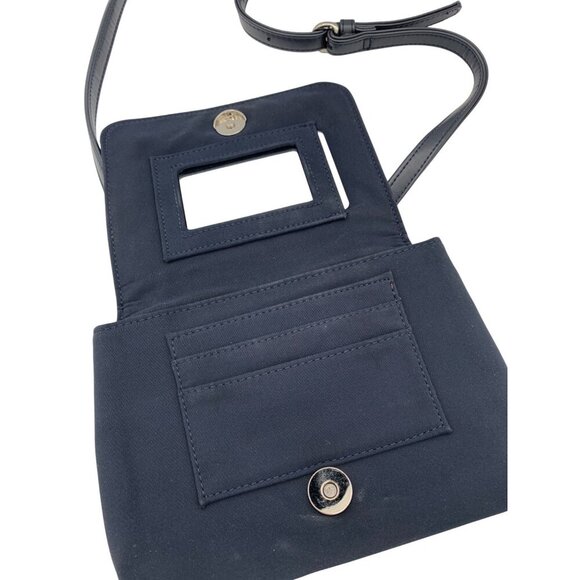 Nine West Black Crossbody Handbag With Adjustable Strap & Multiple Card Slots - Picture 4 of 6